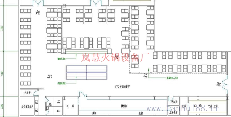 无烟火锅桌的尺寸如何才合理？（www.sms025.com)