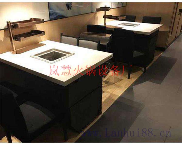 厂家出产无烟火锅餐桌（www.sms025.com)